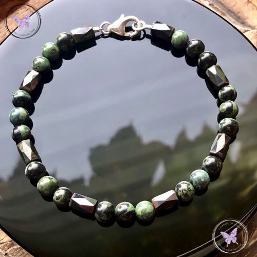 Men’s Kambaba Jasper & Magnetite Bracelet